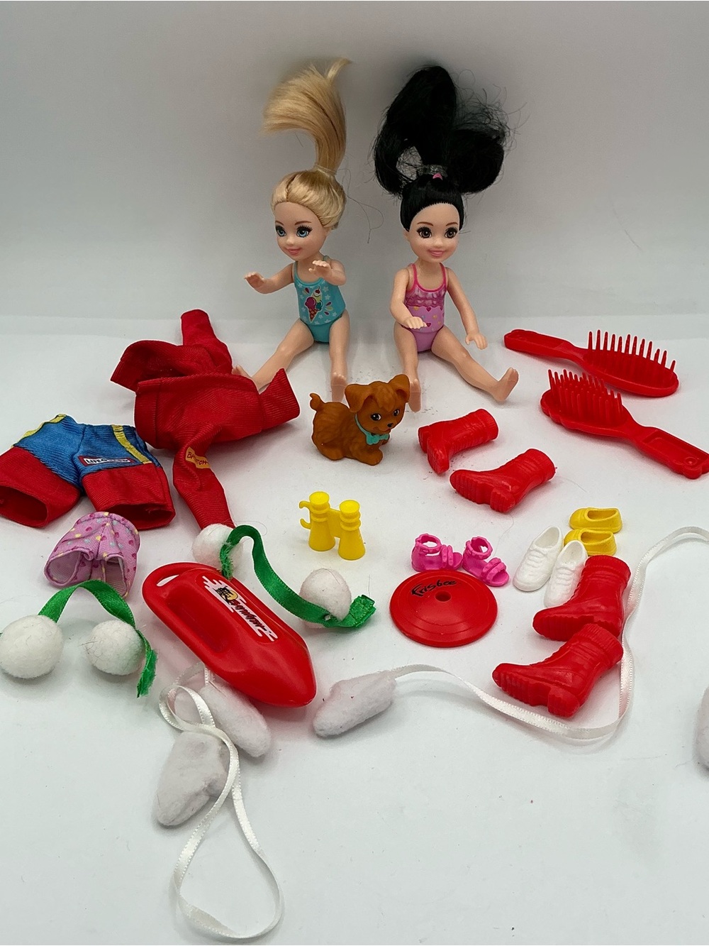Mini Barbie Chelsea Dolls with assorted Accessories and Pet